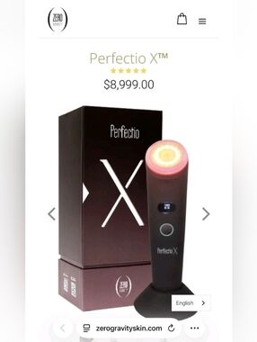 Zero Gravity Perfectio X Red Light Therapy Skin Rejuvination & Pain Management